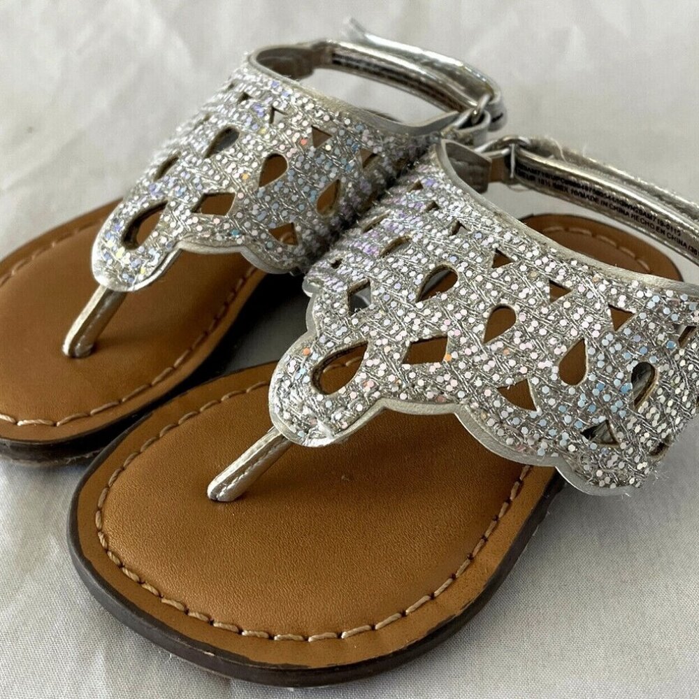 9m Baby Girl - Silver Sandals